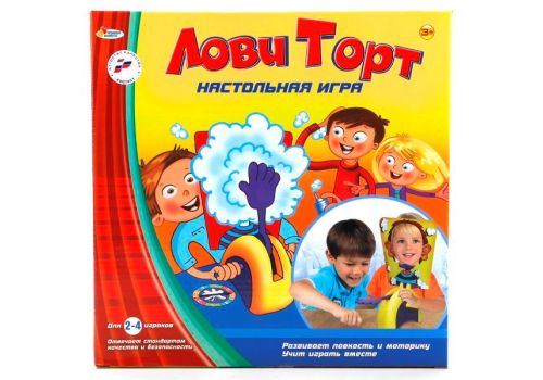 НАСТОЛЬНАЯ ИГРА ИГРАЕМ ВМЕСТЕ ЛОВИ ТОРТ В РУСС. КОР.