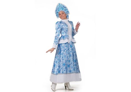 Карнавальный костюм Снегурочка Гжель