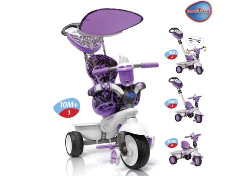 Велосипед Smart Trike Dream Touch Steering, EVA колёса,3-точ.рем.,мягкая накидка,сумка.,ножн.торм.