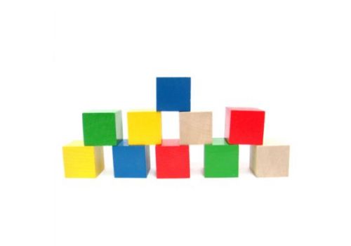 Кубики цветные (10 шт.) (RNToys)