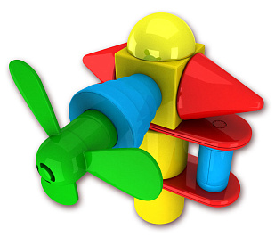 Магнитный конструктор СТРОИТЕЛЬ. Базовый 30 дет + Колесная база. Комплект на группу