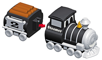 Магнитный конструктор ТРАНСПОРТ 'Смешай и собери'. МАЛЫШ №2. Комплект на группу