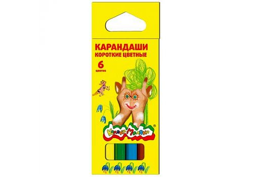 Карандаши 6цв Каляка-Маляка короткие