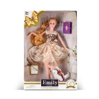 Кукла Золото Девушка с книгой 28см кошка книга