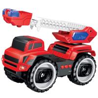 Инерционная игрушка Handers 'Большие колёса: Пожарная автолестница' (22 см, свет, звук, подвиж. дет., тач бокс)