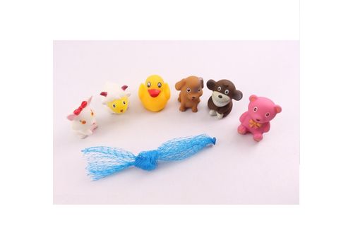 Набор игрушек для купания Животные в сетке 7см