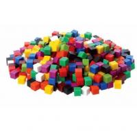 Соединяющие кубики 1 см 10 цв 1000 шт