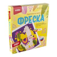 Фреска. Картина из песка 'Лама'