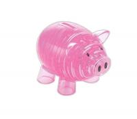 3D головоломка Копилка свинья розовая
