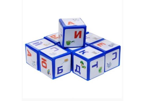 Кубики Алфавит говорящие 9шт