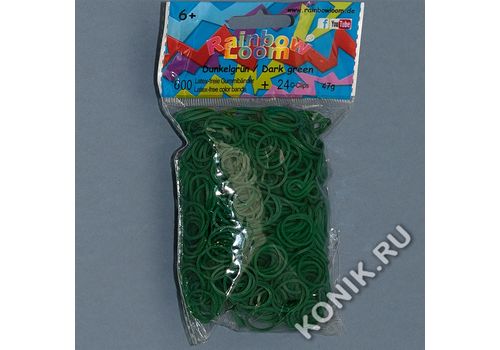 Резинки Тёмно-зелёный Dark Green RAINBOW LOOM