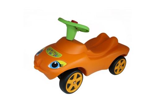 Каталка - автомобиль Мой любимый автомобиль оранжевая со звуковым сигналом