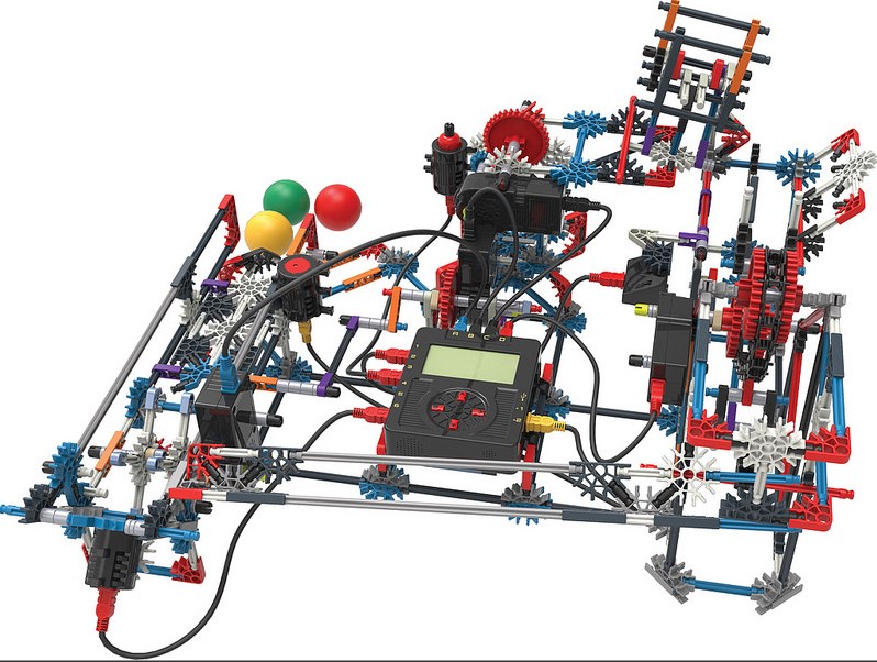 Образовательные конструкторы. K'NEX Education kx78497. Строительная робототехника. Набор для робототехники. Робототехника в строительстве.