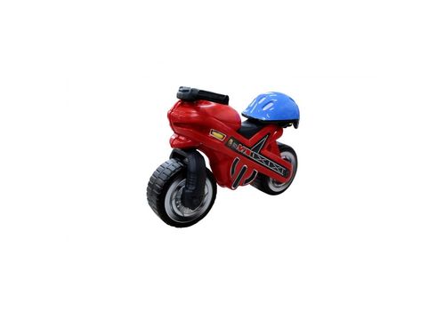 Каталка-мотоцикл МХ со шлемом