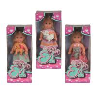 Кукла Еви 12 см с зверюшками 3 вида Simba 5730513