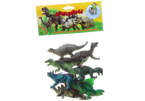 Набор животных BONDIBON Ребятам о Зверятах динозавры 7шт 5'