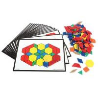 Мозаика 'Геометрические блоки' с карточками (142 элемента)