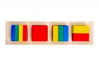 Логическая развивающая игрушка Геометрия квадрат