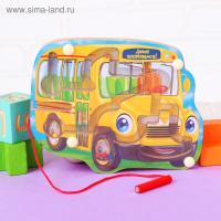 Лабиринт магнитный малый Автобус