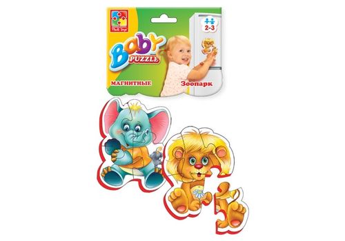 Пазлы магнитные Baby puzzle Зоопарк