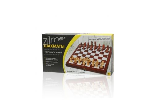Настольная игра Zilmer Шахматы дерево 30,5*15,3*4,2см