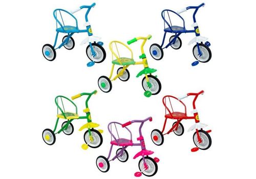 Велосипед 3-х колесный Дино в ассортименте 6 цветов