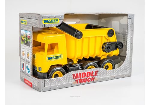 Самосвал Middle truck желтый