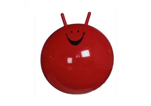 Мяч-прыгун , диаметр 55см, красный с рис