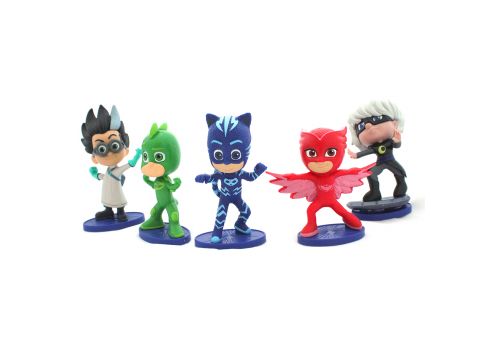 Игровой набор 5шт 8см PJ masks