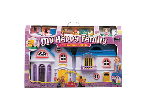 Набор My Happy Family дом с предметами сборный музыкальный