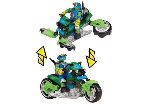 Мотоцикл-квадрокоптер с фигуркой Лео, серия Mutation