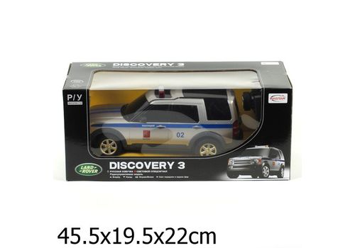 МАШИНА Р/У RASTAR 1:14 LANDROVER ПОЛИЦИЯ 1:14, СВЕТ+ЗВУК, РУССИФИЦ. В РУСС. КОР в кор.6шт