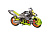 Гоночный мотоцикл Черепашки Ниндзя (без фигурки)