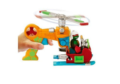 Фигурка Черепашки-ниндзя Раф с вертолетом, серия Half Shell Hero