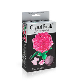 3D головоломка Роза розовая