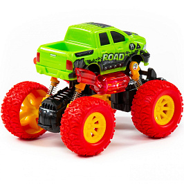 Монстр РАЛЛИ Рейд автомобиль инерционный со светом и звуком в коробке