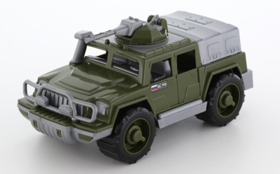 Автомобиль-джип военный Защитник №1 с 1-м пулеметом