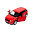 Машинка Инерционная Land Rover Range Rover Evoque, Красная (1:32)