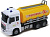 Бензовоз, кабина die-cast, инерционный механизм, свет, звук, 1:43 Funky toys