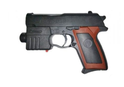 Пистолет механ. 125мм фонарь