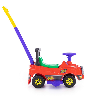 Автомобиль Джип-каталка с ручкой №2 красный