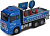 Грузовик с дорожными знаками, кабина die-cast, инерционный механизм, свет, звук, 1:43 Funky toys