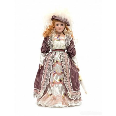 Кукла фарфоровая Ребекка 14' полностью фарфоровая Lisa Jane