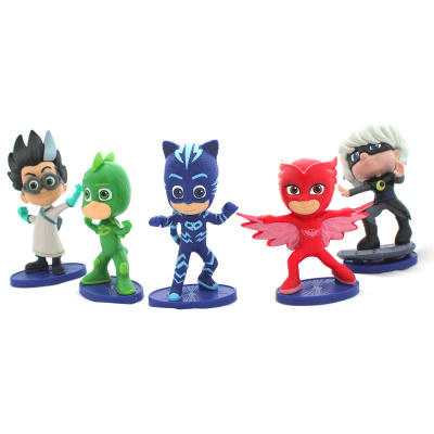 Игровой набор 5шт 8см PJ masks