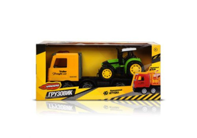 Грузовик Handers Перевозка трактора 37см фрикц.