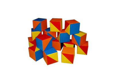 Кубики Мозаика 16шт 25*25