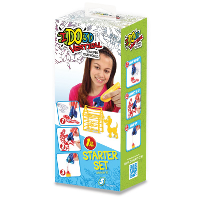 Ручка 3D Вертикаль 1шт Животные желтый