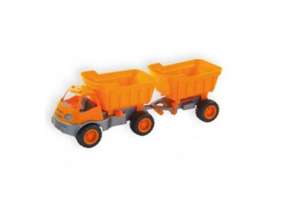 Автомобиль самосвал с прицепом ACTIVE в коробке