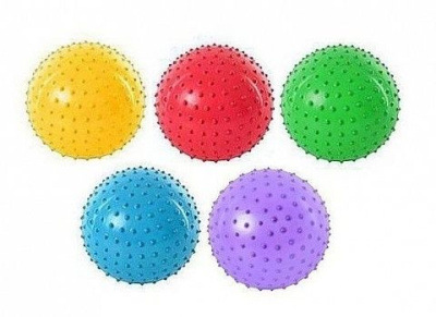 Мяч с шипами 16см, в ассорт. в пак.