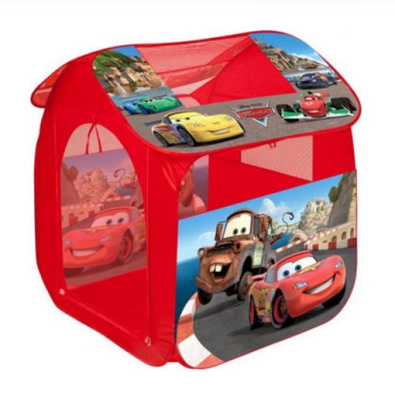 ДЕТСКАЯ ИГРОВАЯ ПАЛАТКА ИГРАЕМ ВМЕСТЕ CARS 2 В СУМКЕ 83*80*105СМ